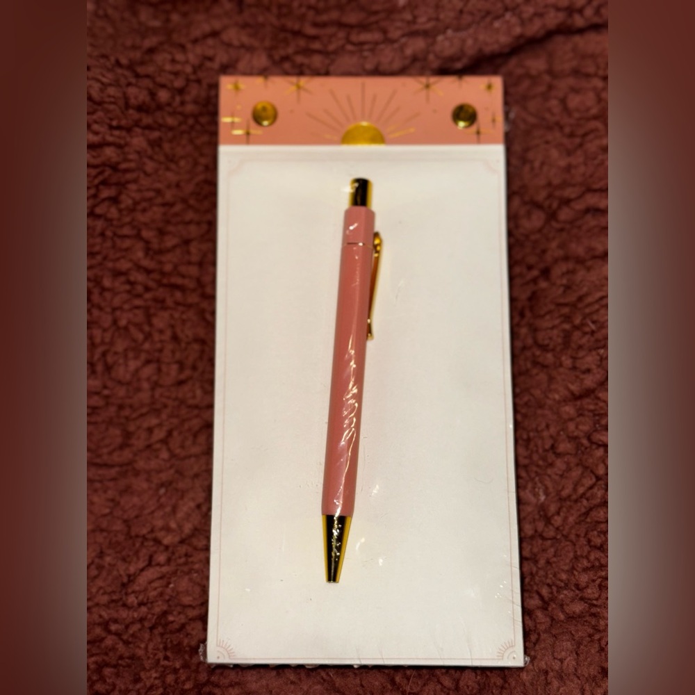 Spritz‎ Rose Gold Notepad & Pen Set